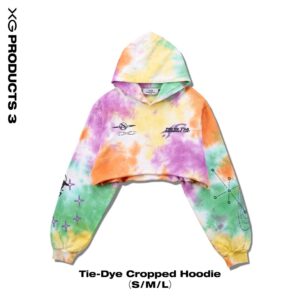 Tie-Dye Cropped Hoodie